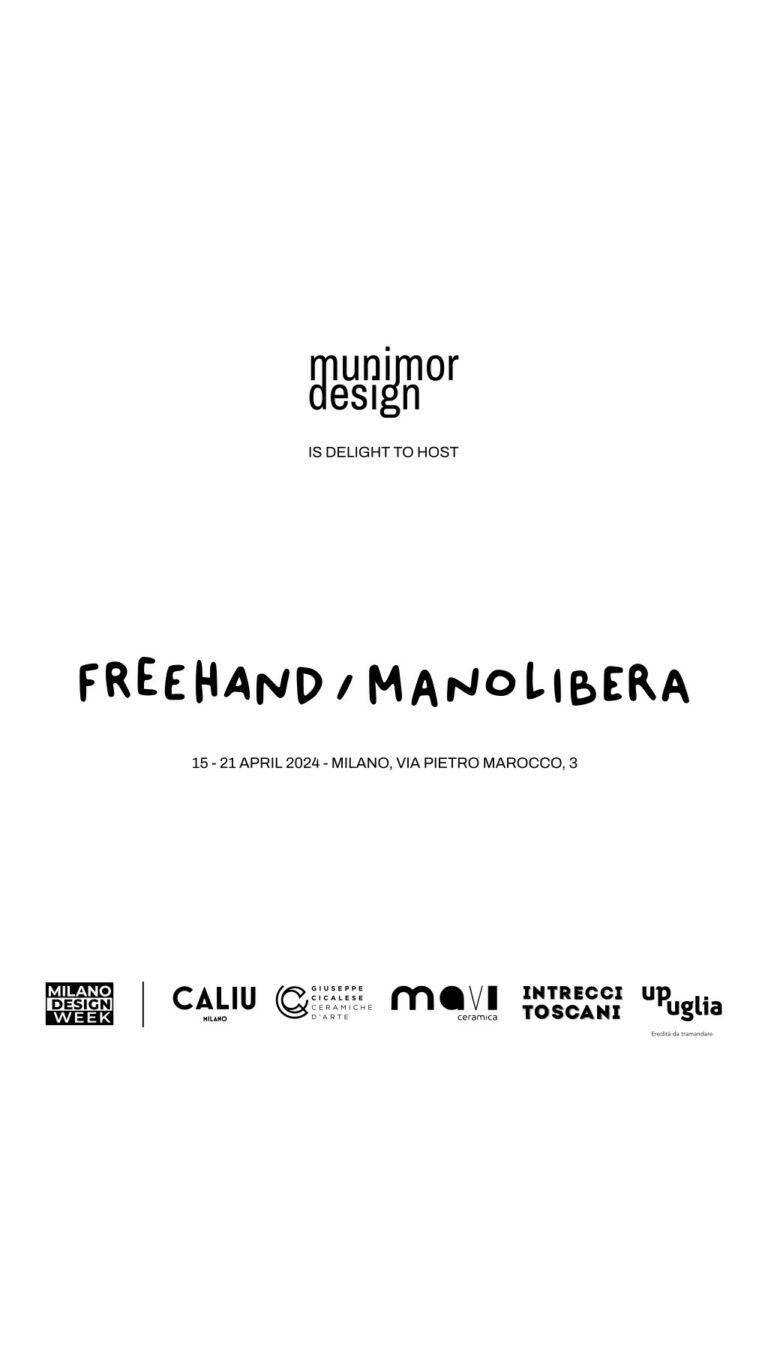 Milano Design Week 2024 | FREEHAND / MANOLIBERA